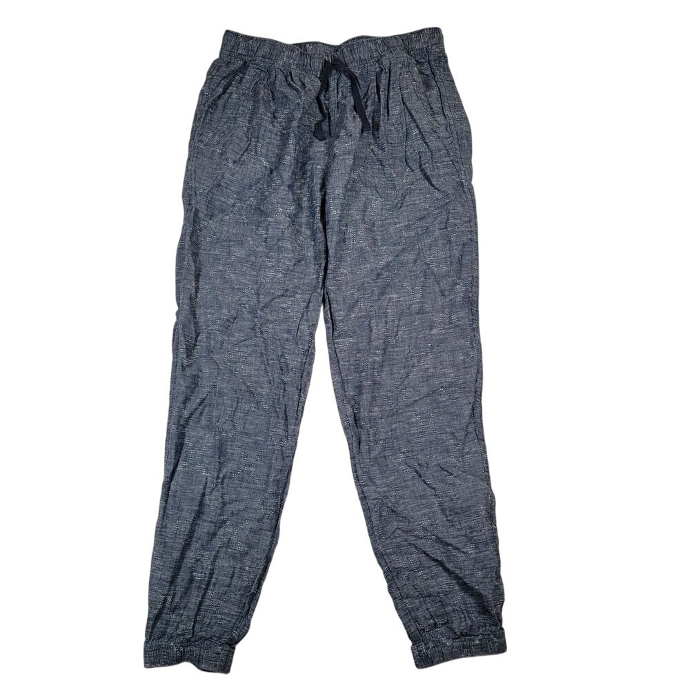 Patagonia Women‎ Island Hemp Jogger Pants Sz XS Blue Blue Gray Beach Drawstrings